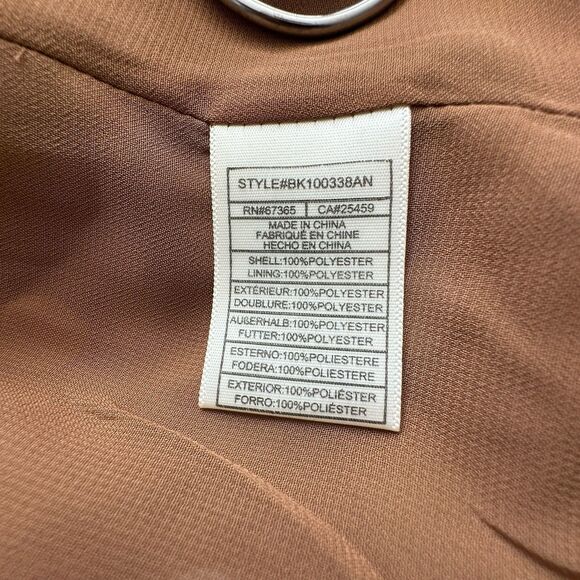 NWT ANTHROPOLOGIE x BB DAKOTA Deedra Kimono Sz XL Brown White Polka Dot Duster - Picture 6 of 13